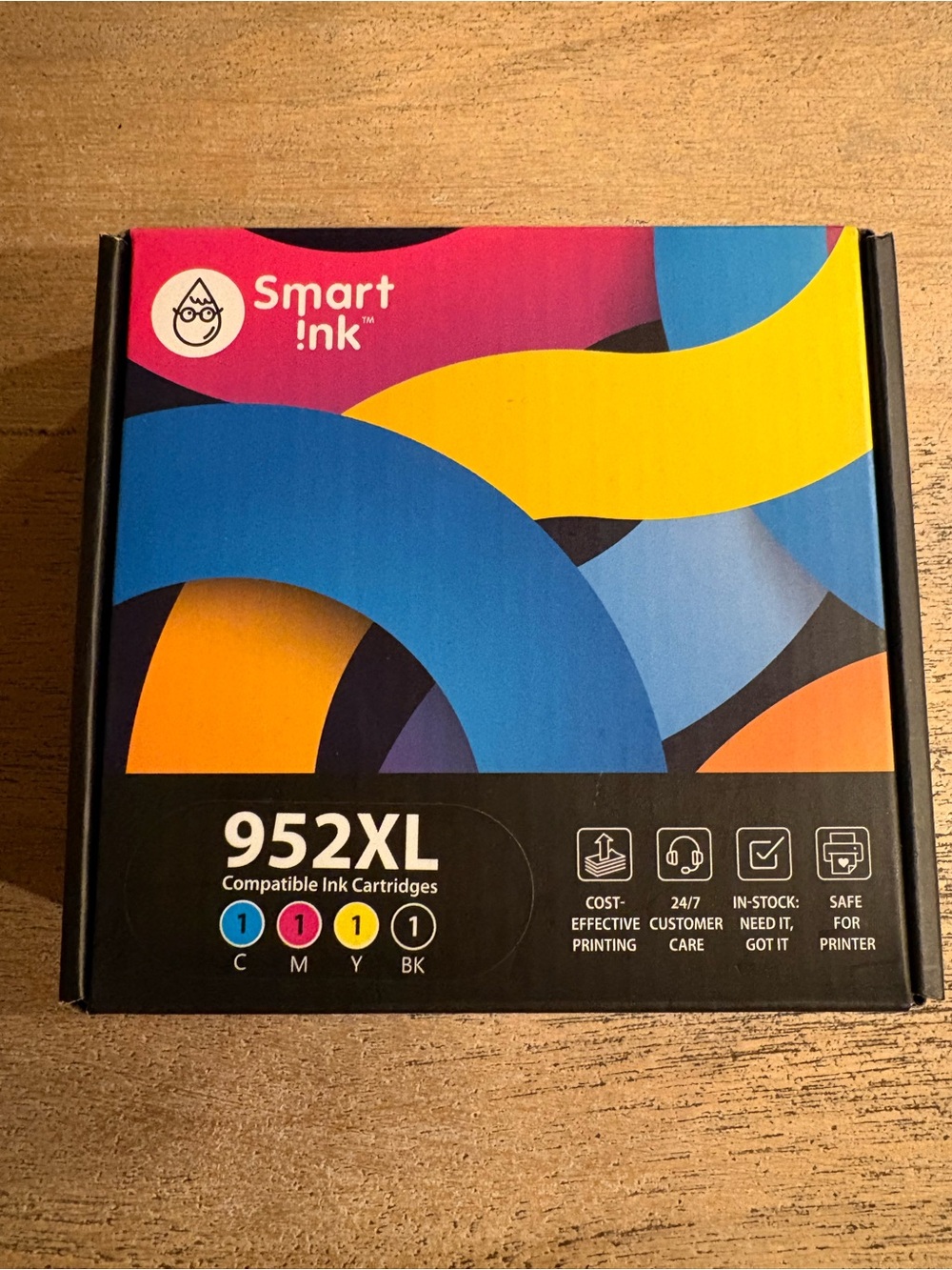Smart Ink 952XL Compatible Ink Cartridges 4-Pack for HP OfficeJet Pro
